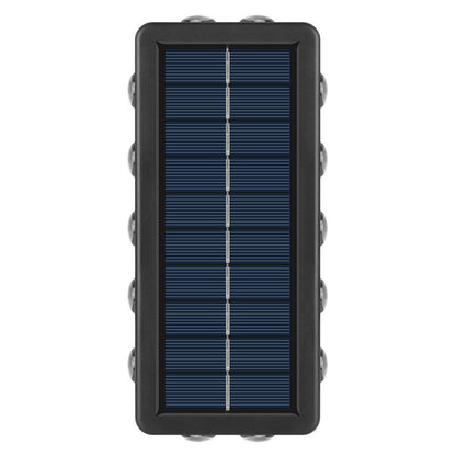 Lampa Solara, Klevo, 8+4 LED, Lumina Alba/Calda, din ABS+PC, 8 x 17.7 x 3.7 cm, Negru
