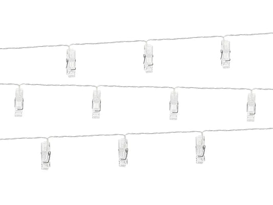 Clipuri LED transparente, 1,4 m