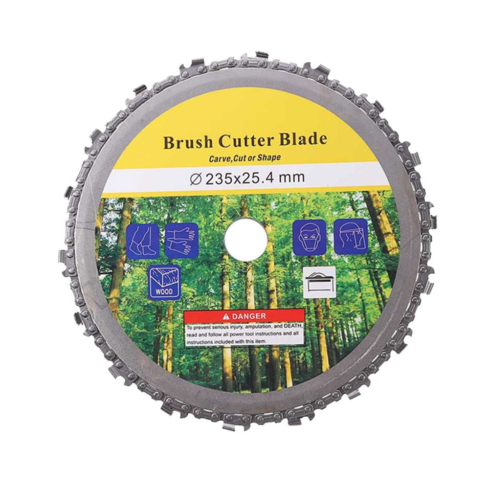 Disc motocoasa cu lant de drujba 235mm x 25.4mm