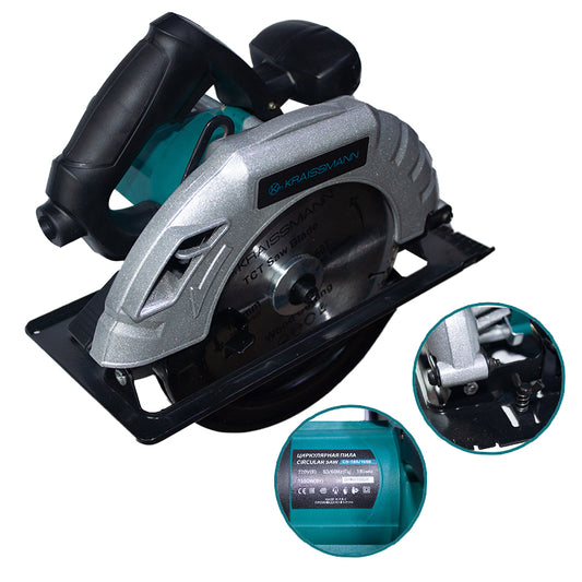 Fierastrau circular Kraissmann CS-185/1650, 1650W, disc 185mm
