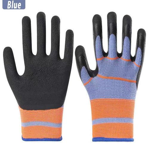 Manusi de lucru de protectie marimea L, elastice, set 12 perechi