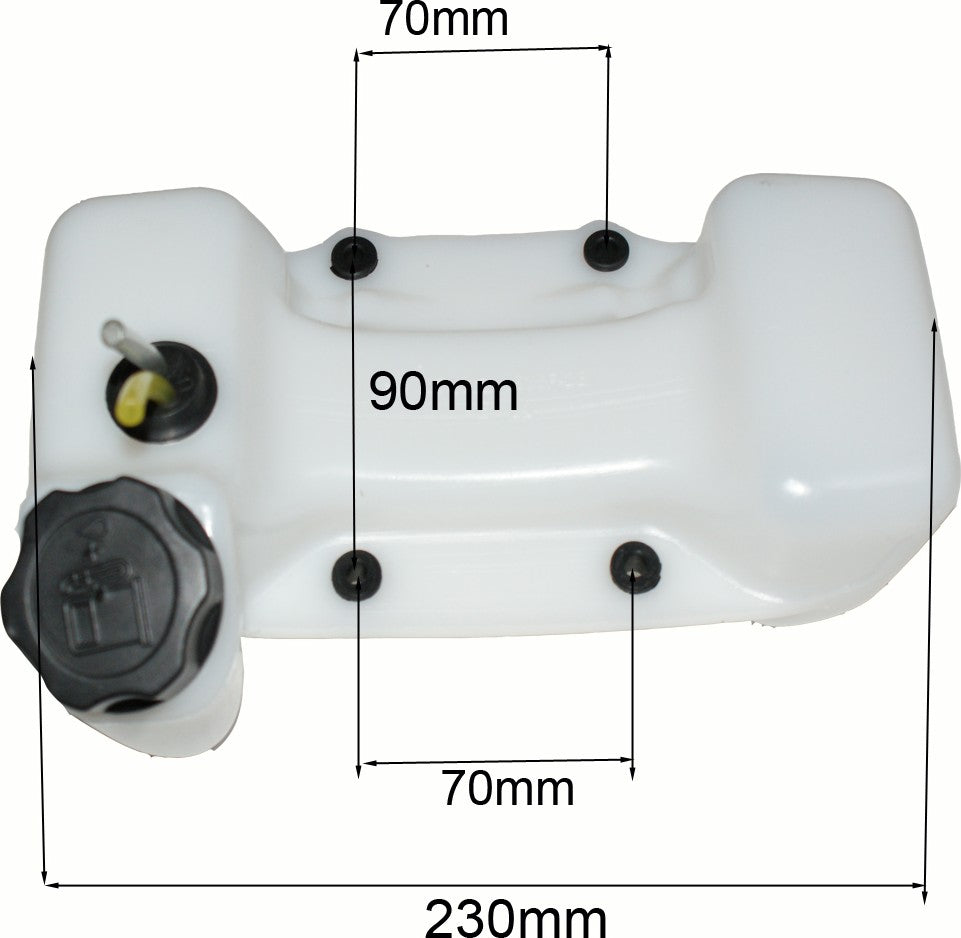 Rezervor combustibil motocoasa Ruris 270, 320, 431, 441