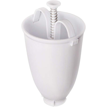 Accesoriu de Bucatarie pentru Gogosi, Klevo, Dozator pentru Aluat, Dispozitiv Manual, Forma de Gogosi, pentru Gatit, 18x10x10 cm, Alb