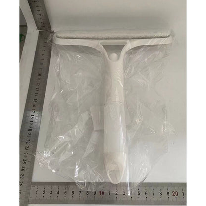 Racleta de Curatare 3 in 1, Klevo, Multifunctional, Pentru Casa si Masina, Pulverizator de Spray, Racleta din Silicon si Burete, 21.5 x 25.7 cm, Alb