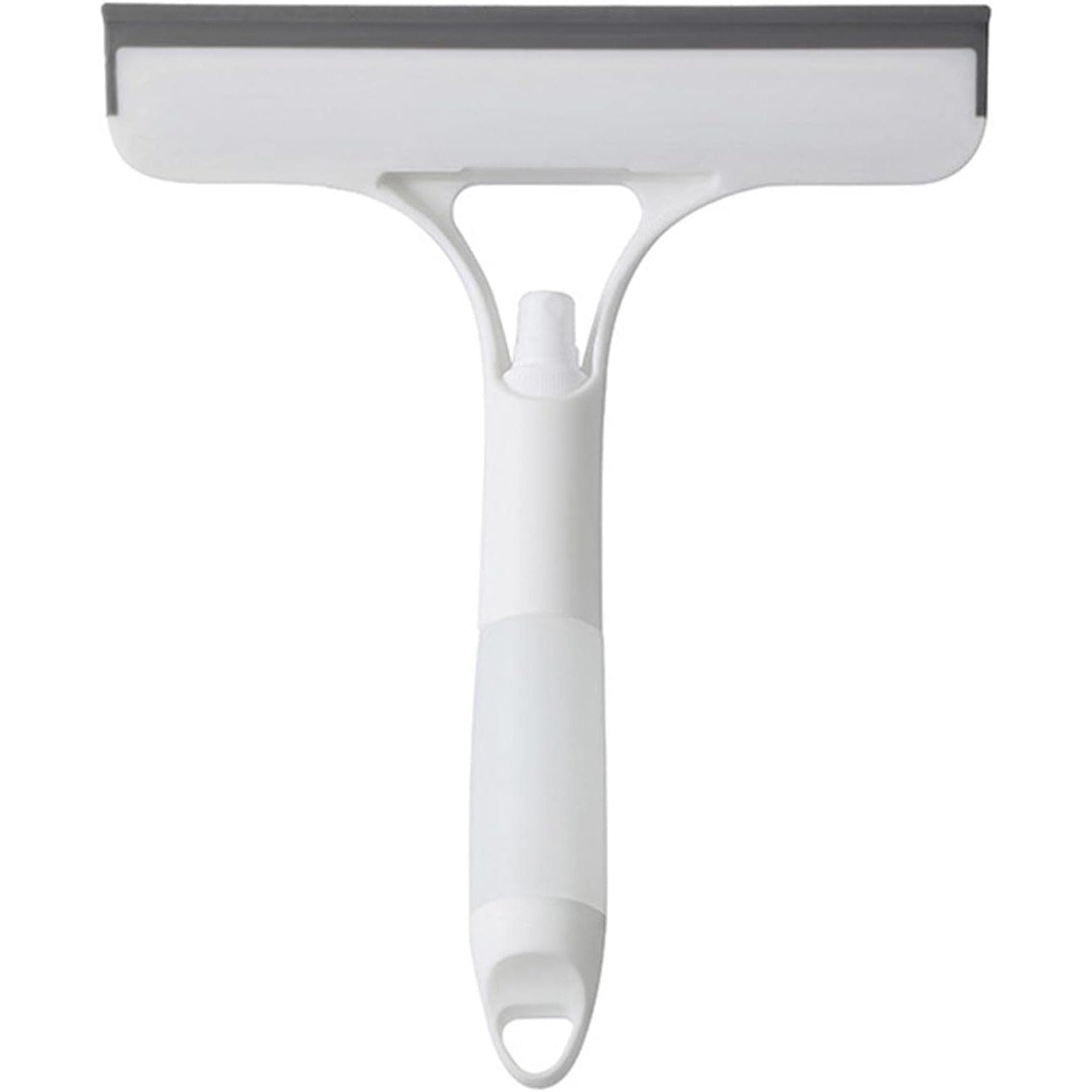 Racleta de Curatare 3 in 1, Klevo, Multifunctional, Pentru Casa si Masina, Pulverizator de Spray, Racleta din Silicon si Burete, 21.5 x 25.7 cm, Alb
