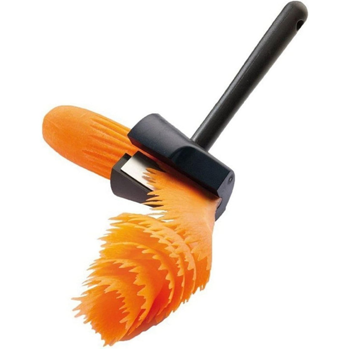 Accesoriu pentru Taiat in Forma de Spirala, Klevo, Multifunctional pentru Legume, Cutit pentru Spirale, 16x5.5 cm, Negru