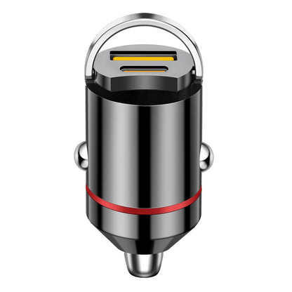 Incarcator Auto 2 in 1, Klevo, Port USB Fast Charge QC3.0 si Type C, PD 30W, Negru