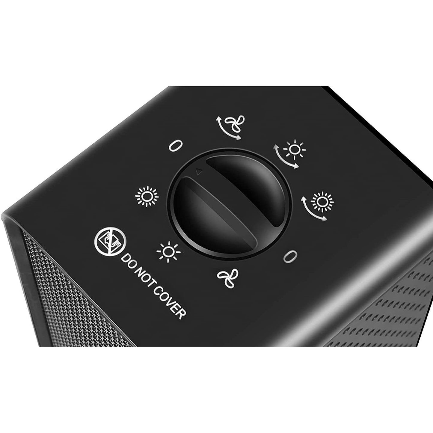 Aeroterma / Radiator Klevo, 1200 W, 2 trepte de putere, termostat reglabil, Negru