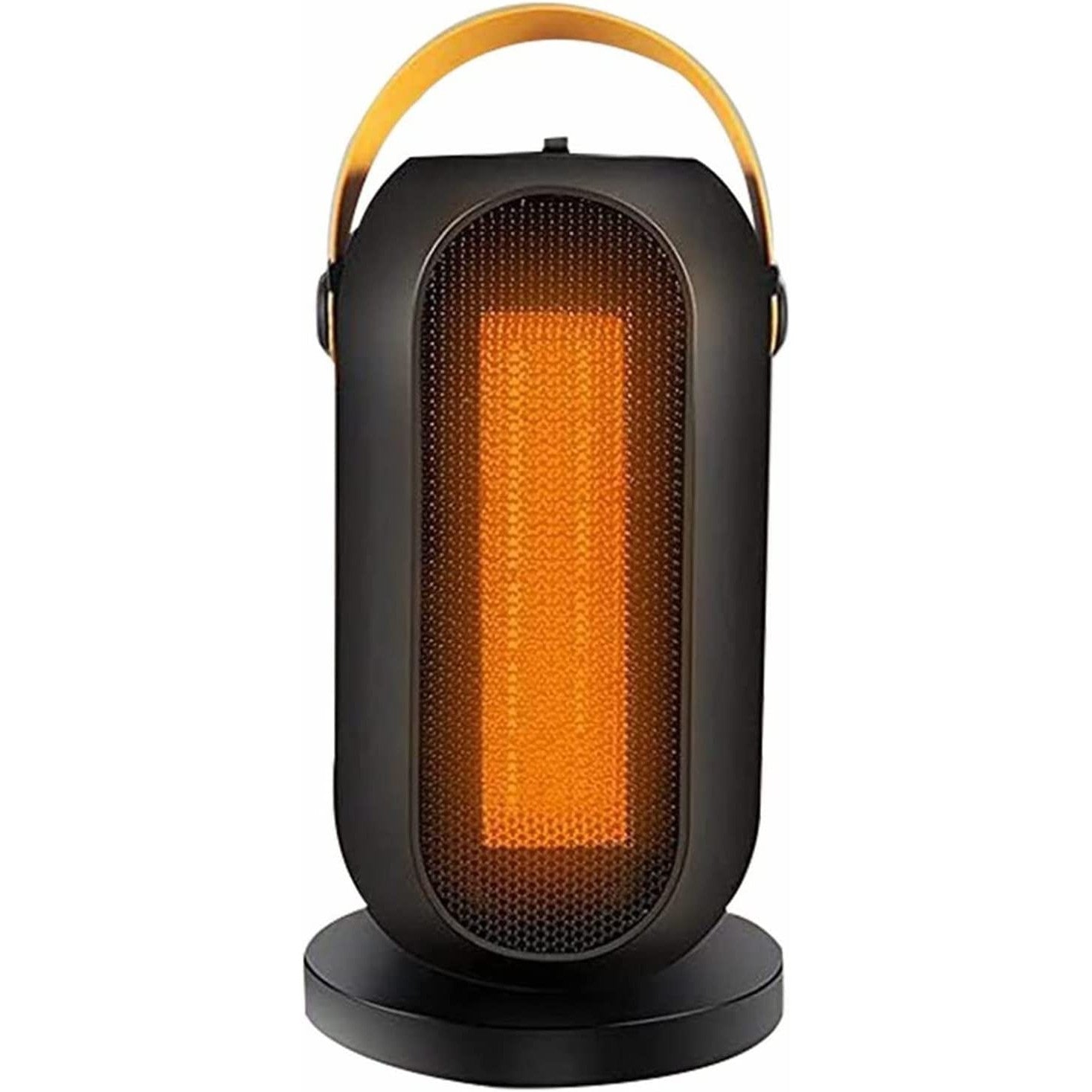 Aeroterma / Radiator Klevo PTC-1500Q1, 1200 W, 2 trepte de putere, termostat reglabil, Negru