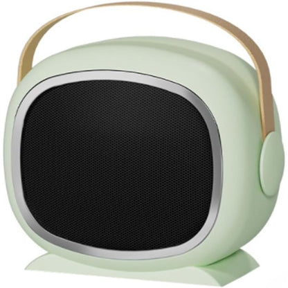 Aeroterma cu Incalzire Ceramica PTC, Klevo, din ABS, Oprire Automata, Protectie Supraincalzire, 700/1200W, 220V, 21 x 16 x 11 cm, Verde