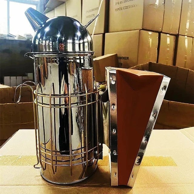 Afumator Apicol, Klevo, din Inox, 30 x 25 x 10 cm, Gri