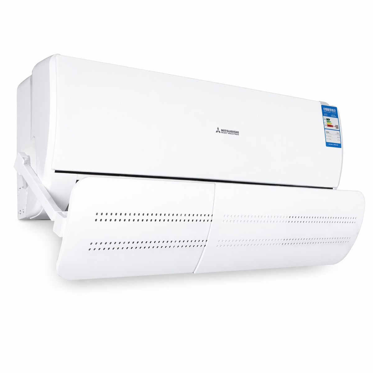 Deflector pentru Aer Conditionat, Klevo, Model A cu Brat Ajustabil si Orificii de Ventilare, Capac pentru Directionarea Fluxului de Aer si Reducerea Curentului Direct
