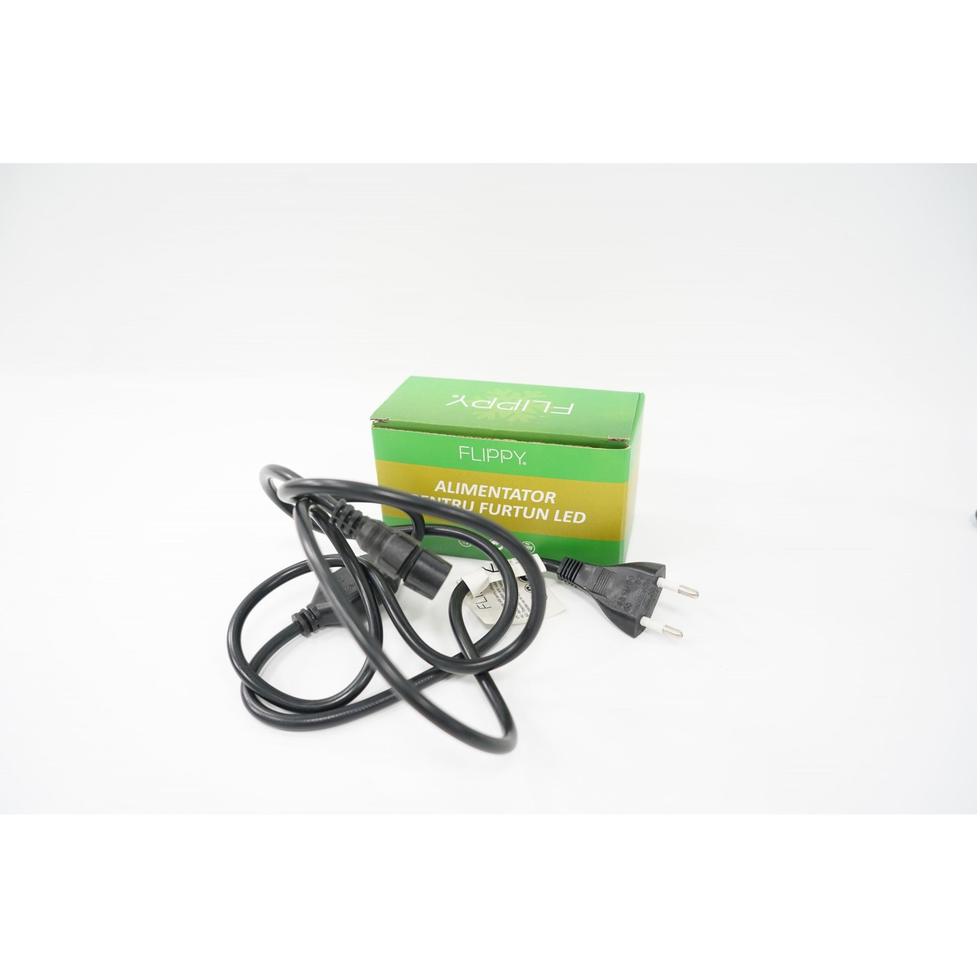 Alimentator pentru furtun luminos, fara joc de lumini, 220 V, 3 A, max, 660 W, Klevo, fir negru