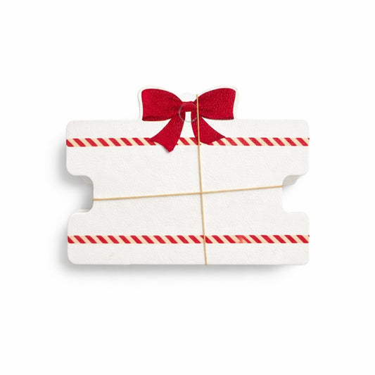 Ambalaje de Carton pentru Martisoare, Klevo, Set 100 Bucati, Cartonase pentru Martisor, Model Funda, 10 x 5 cm, Alb