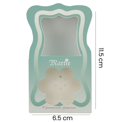 Ambalaje pentru Bratara Martisoare, Klevo, Set 200 Bucati, Cutii Brosa, Model Gentuta, Verde deschis