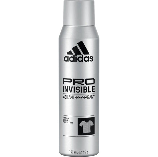 Antiperspirant Deodorant, Adidas, 150 ml Men Pro Invisible
