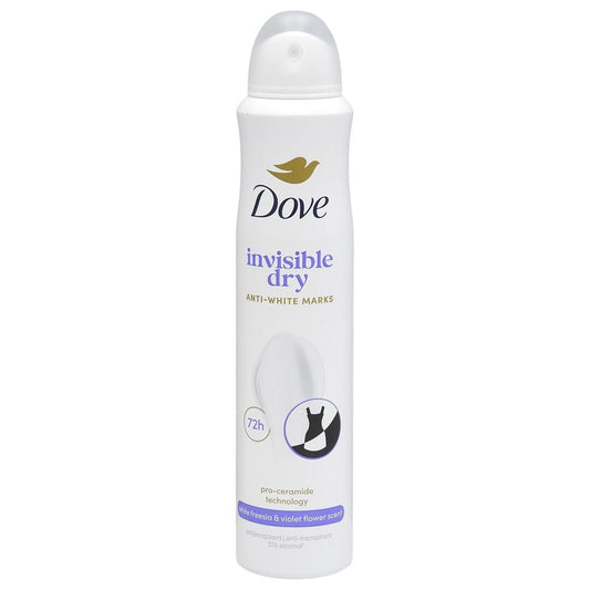 Antiperspirant Deodorant, Dove, 200 ml Invisible Dry 72H