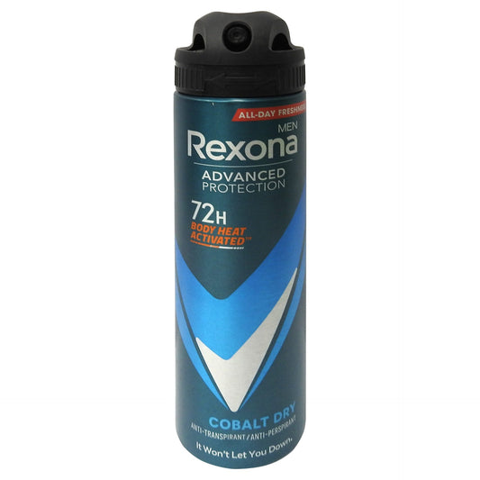 Antiperspirant Deodorant, Rexona, 150 ml Men Advanced Protection Cobalt Dry