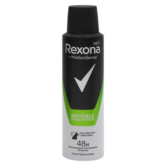 Antiperspirant Deodorant, Rexona, 150 ml Men Invisible Power Fresh