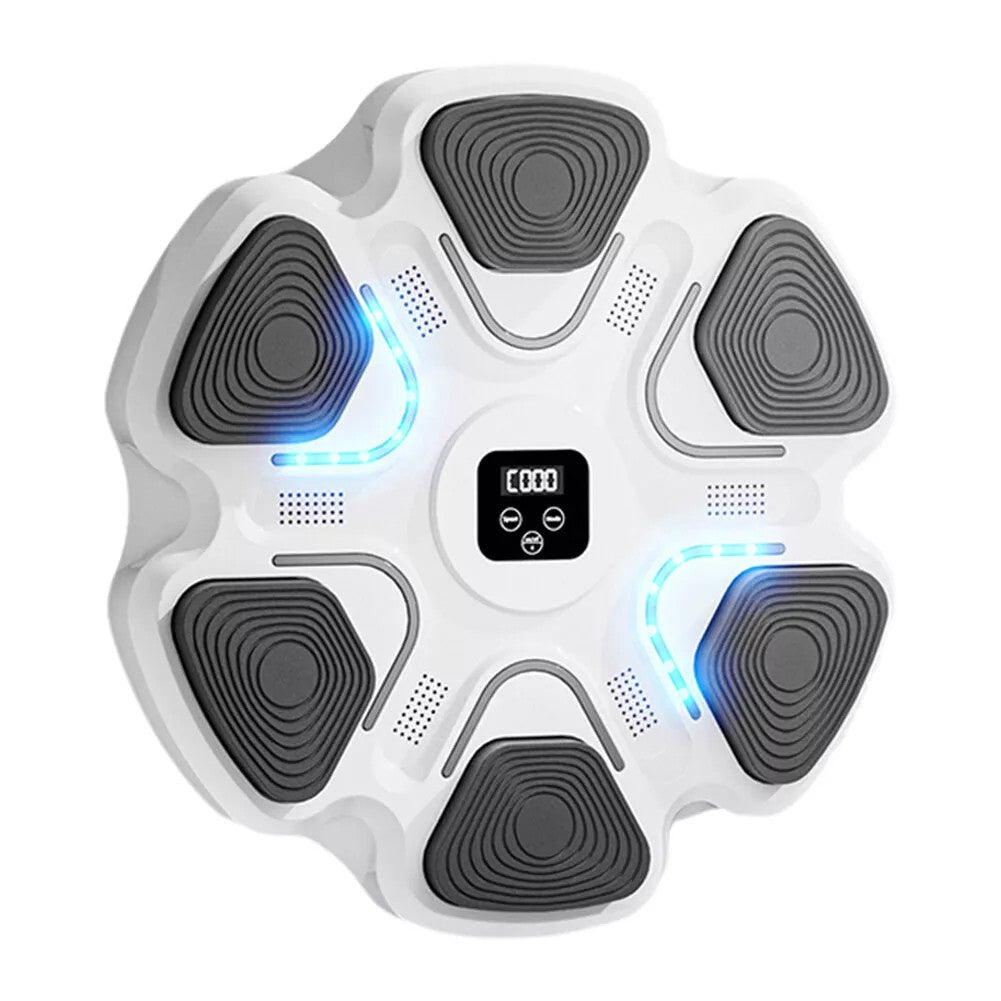 Aparat Box Cu Muzica, Montabil pe Perete, Klevo, Alb, Difuzor, Bluetooth, Iluminare LED, 38 x 27 x 32 cm, Manusi Incluse