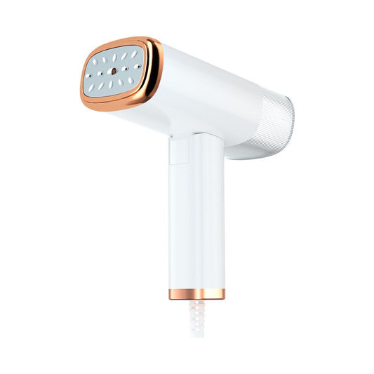 Aparat de Calcat Vertical Portabil cu Abur, Klevo, Putere 1000W, Rezervor de 100 ml, Priza, Functie Anti Calcar si Auto Curatare, Pliabil, 15x17x7.5 cm, Alb