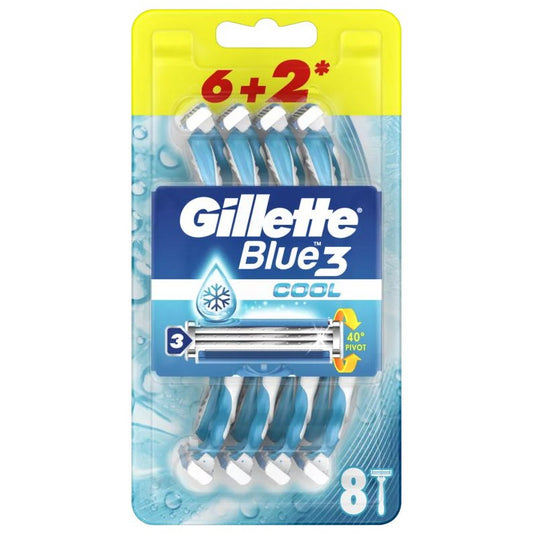 Aparat de Ras, Gillette, Blue3 6, 2 buc Cool