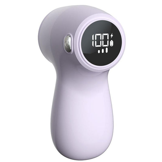 Aparat Electric de Curatat Scame 2in1, Klevo, Indepartare Scame si Aspirare, 15 x 8.5 cm, din ABS si Otel Inoxidabil, Incarcare USB Tip C, Mov