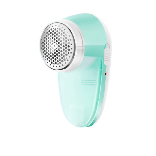 Aparat Pentru Curatat Scame, Par Si Praf, Klevo, Pentru Diferite Tipuri De Material, Cu Lame Din Otel Inoxidabil, Incarcare Prin USB Type-C, Cu Perie De Curatare si Cablu USB Incluse, 13x7 cm, Verde