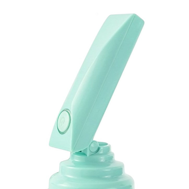 Aparat Pentru Curatat Scame, Par Si Praf, Klevo, Trimmer pentru Diferite Tipuri De Material, Cu Lame Din Otel Inoxidabil, Maner Flexibil, Incarcare Prin USB, 13x8 cm, Verde