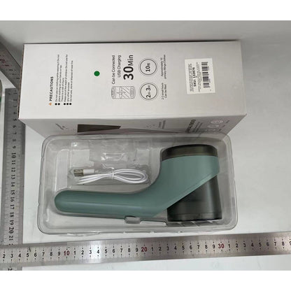 Aparat Scame si Par Haine, Klevo, Electric, USB inclus, Periuta Curatare, pentru Diferite Tesaturi, 3 Trepte, 20.5 x 8.8 x 7 cm, Verde