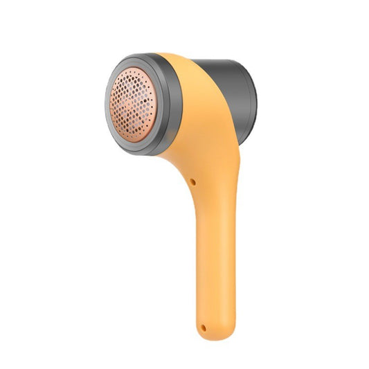 Aparat Scame si Par Haine, Klevo, Electric, USB inclus, Periuta Curatare, pentru Diferite Tesaturi, 3 Trepte, 20.5 x 8.8 x 7 cm, Galben