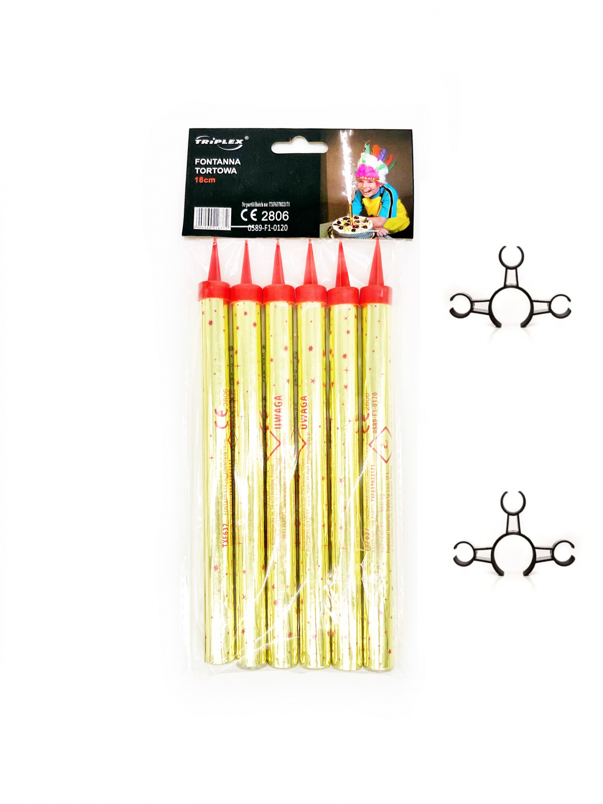 Artificii pentru sticla sampanie set 6+2 buc