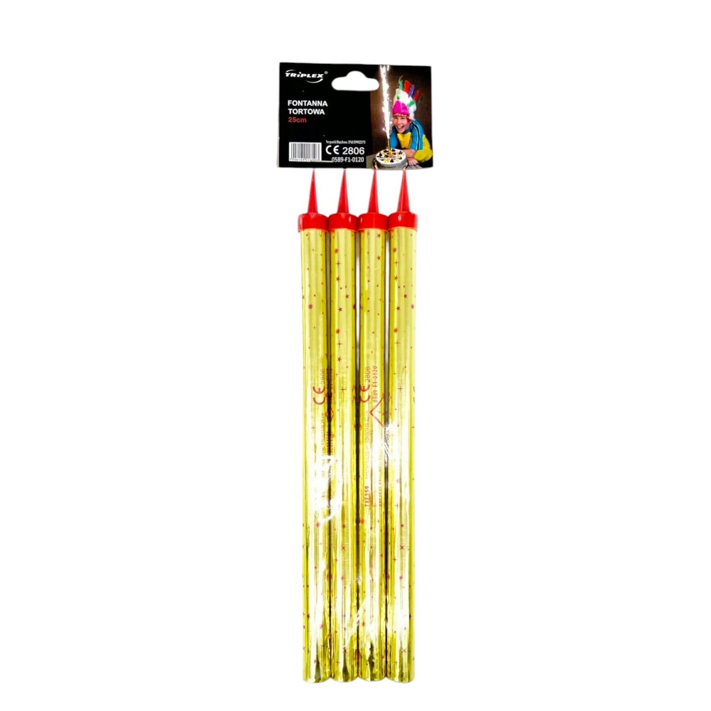 Artificii pentru tort aurii 25 cm Engros