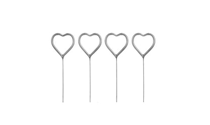 Artificii sparklers de mana inima - stelute de brad 24*8 cm - set 5 buc