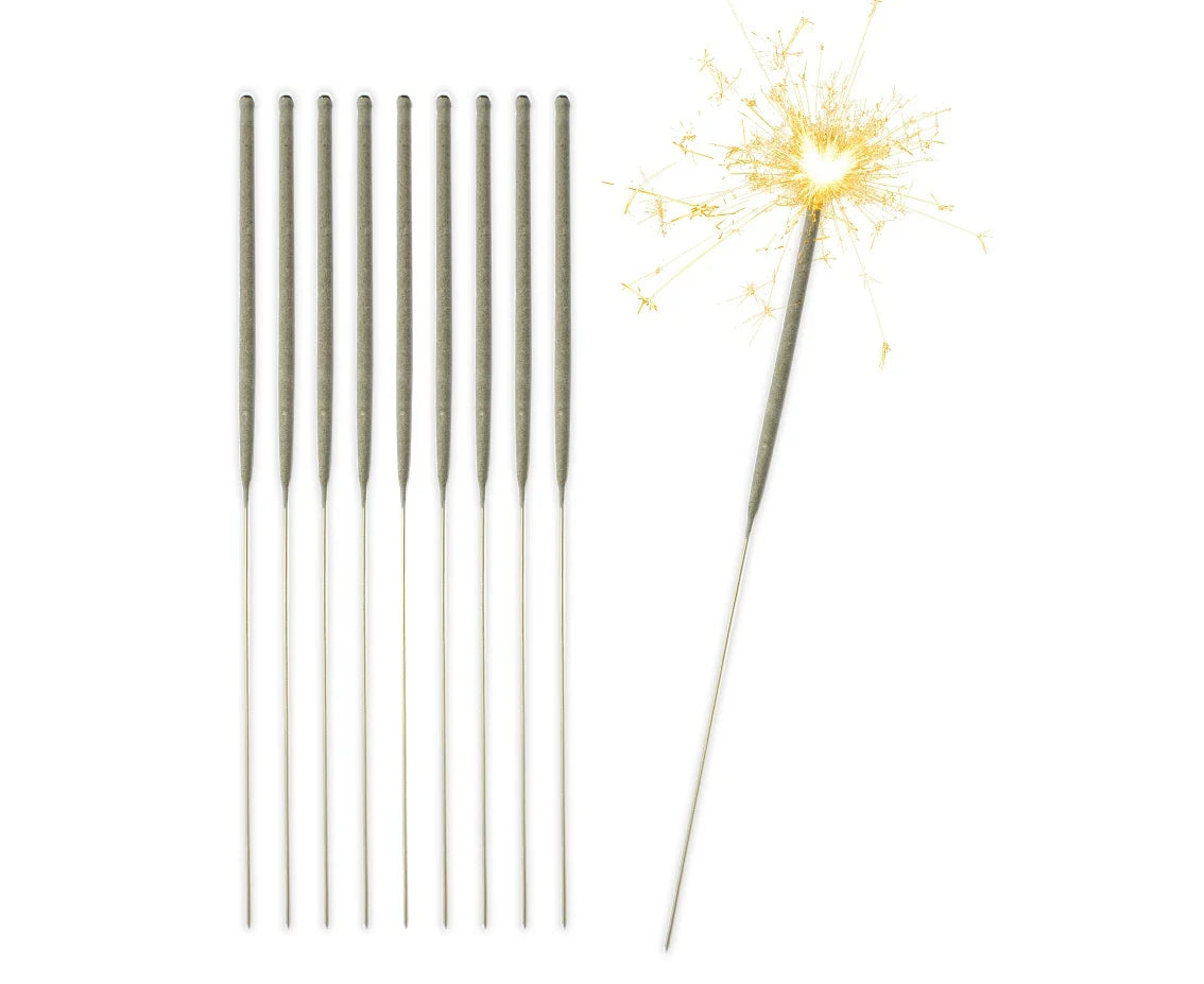 Artificii sparklers de mana - stelute de brad 16 cm - set 10 buc