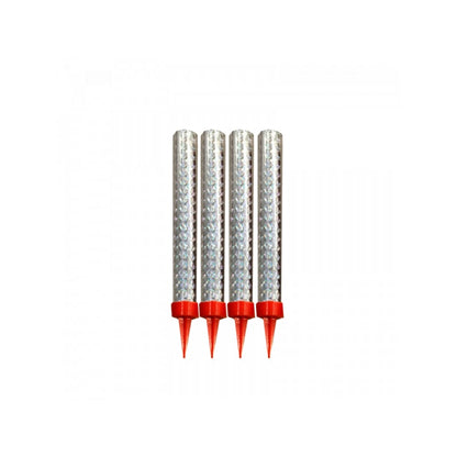 Artificii Tort Argintii 12 cm / 4 buc