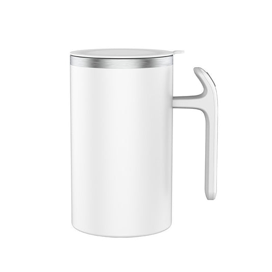 Cana portabila cu mixer incorporat, Klevo, pe baterii, 380 ml, alb