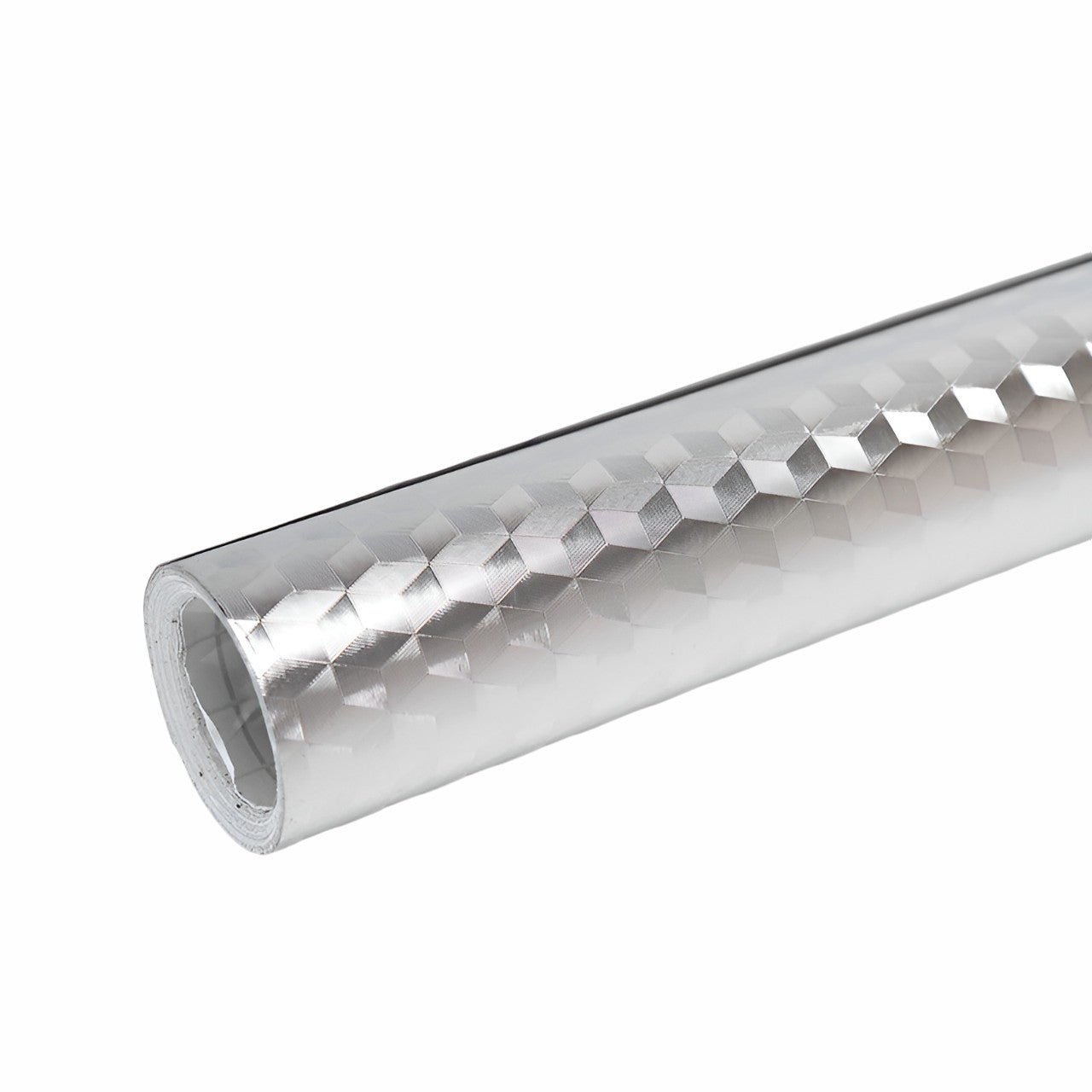 Autocolant pentru Bucătărie, Klevo, Tip Folie de Aluminiu, Rezistent la Ulei, Umezeală, Temperaturi Inalte, pentru Dulapuri, Perete, Blat, Argintiu, 60cm x 1m