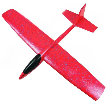 Avion Planor Klevo, din Polistiren, Lungime 84 cm , Jucarie Recreativa, Cascadorii, Rosu