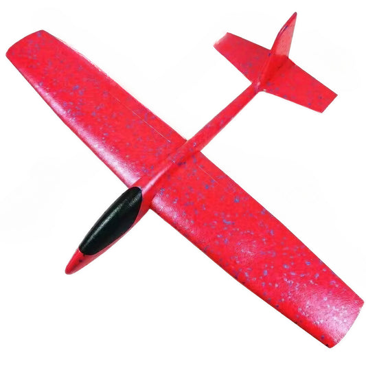Avion Planor Klevo, din Polistiren, Lungime 84 cm , Jucarie Recreativa, Cascadorii, Rosu