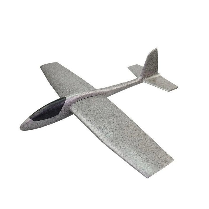 Avion Zburator, Klevo, Tip Planor, 83 cm Lungime, +3 Ani, din Polistiren, Aruncare 10 - 30 m, Gri