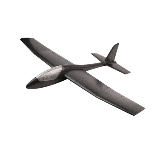 Avion Zburator, Klevo, Tip Planor, 83 cm Lungime, +3 Ani, din Polistiren, Aruncare 10 - 30 m, Negru