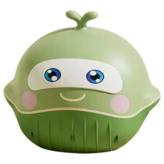 Olita 2in1, Klevo, Model Balena, cu Reductor WC, din Plastic, cu Muzica si Lumini, 36 x 41 x 20 cm, Verde
