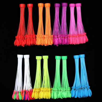 Baloane de Apa pentru Distractii, Klevo, Baloane cu Umplere Rapida, Baloane de Lupta cu Apa, 111 bucati, din Emulsie, Multicolor