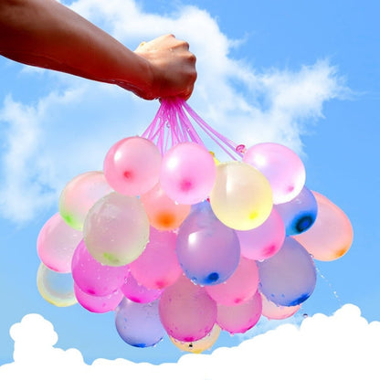 Baloane de Apa pentru Distractii, Klevo, Baloane cu Umplere Rapida, Baloane de Lupta cu Apa, 111 bucati, din Emulsie, Multicolor