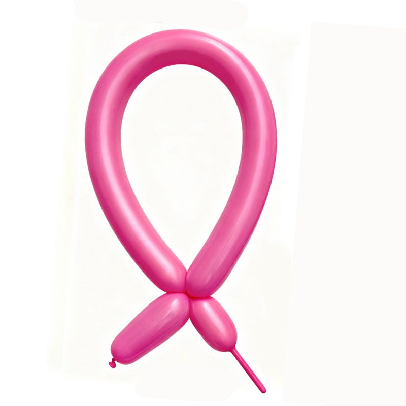 Baloane de Modelaj, Klevo, Set 50 bucati, Model Standard, din Latex, 30 x 1.5 cm, 1.8 g per unitate, pana la 150 cm, Fucsia