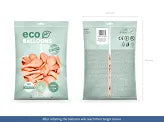 Baloane eco 26cm metalice, piersică