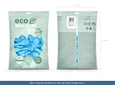 Baloane Eco 30cm Pastel, Albastru