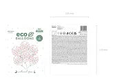 Baloane Eco 33 cm, Inimioare, Transparente