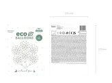 Baloane Eco 33 cm Pastel, Stele, Albe